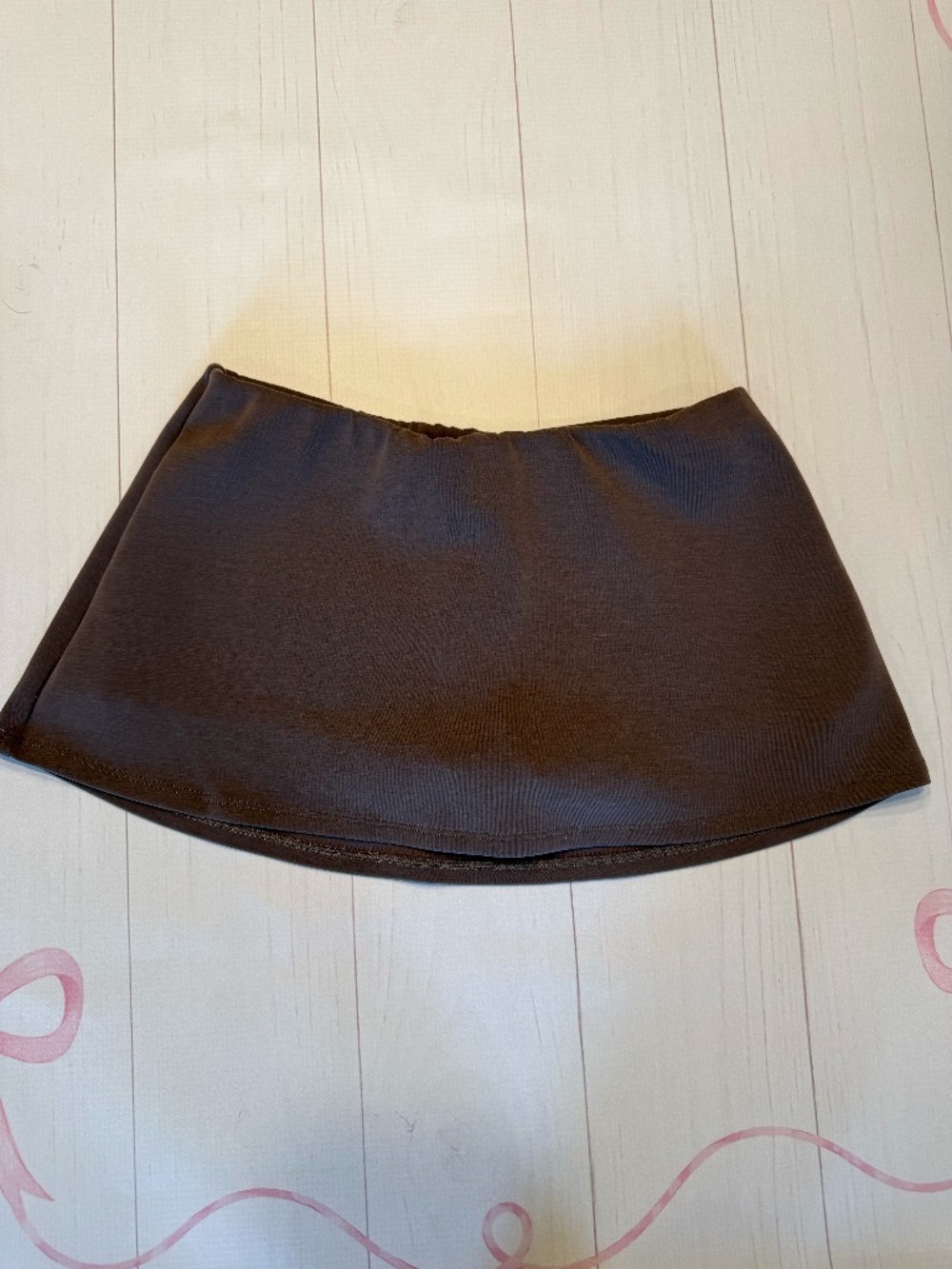 Geel (revolve) Aria micro mini skirt Brown size Small